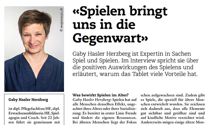 Spielen bringt uns in die Gegenwart